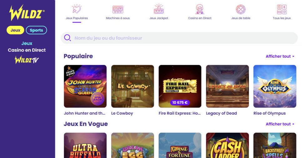 Confiance casino Quebec - Wildz